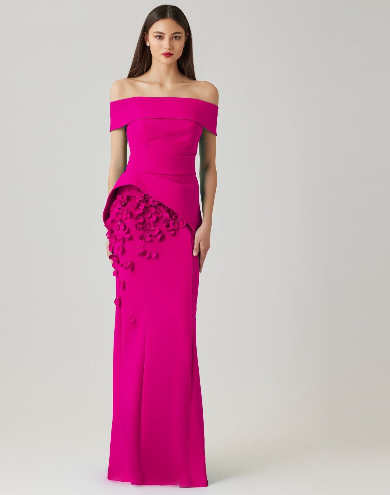Vestido de festa longo Teri Jon