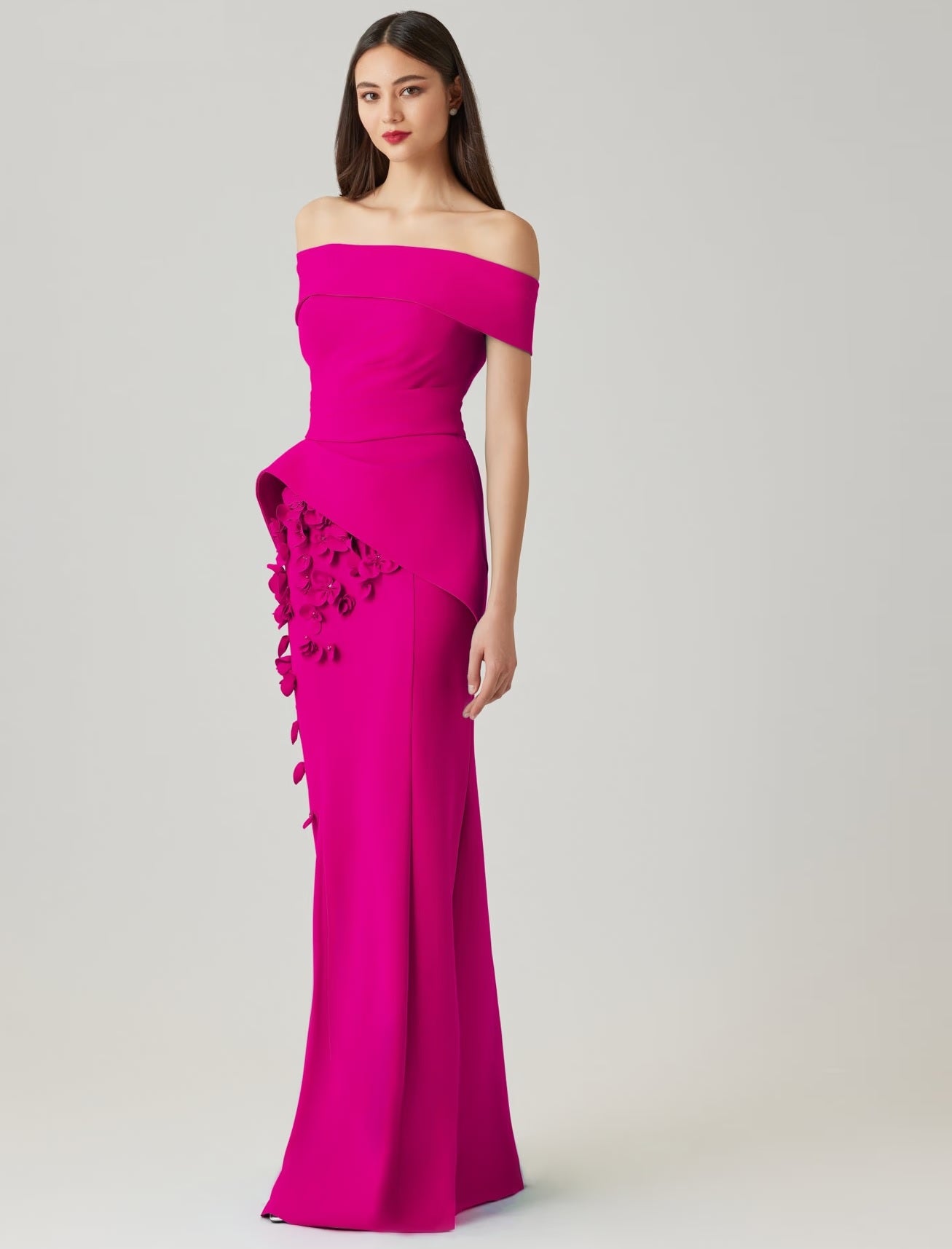 Vestido de festa longo Teri Jon
