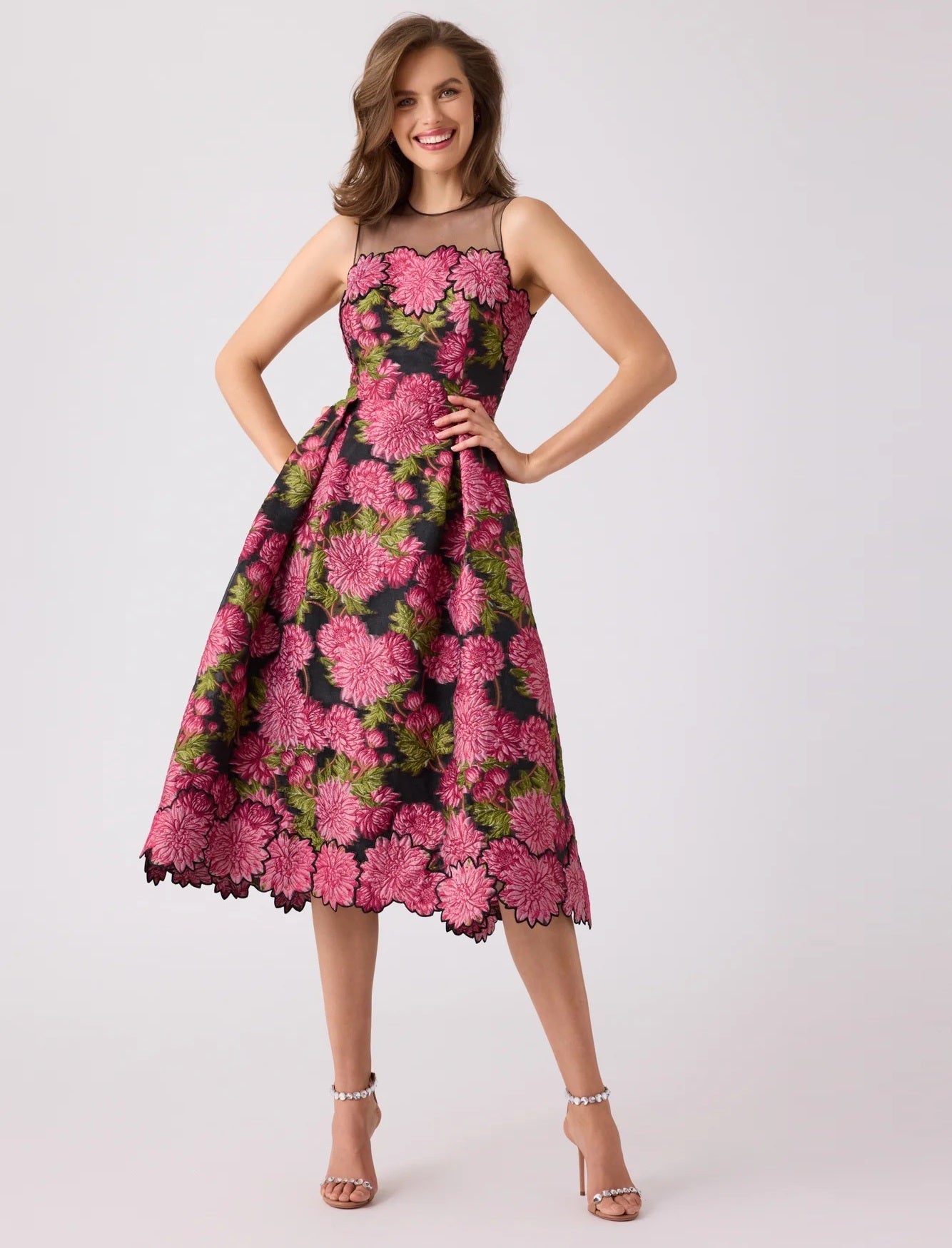 Vestido de Festa Midi Teri Jon