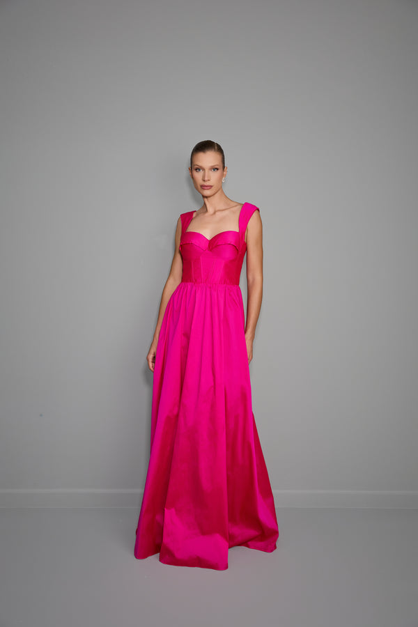 Vestido de Festa longo Tafetá Concept