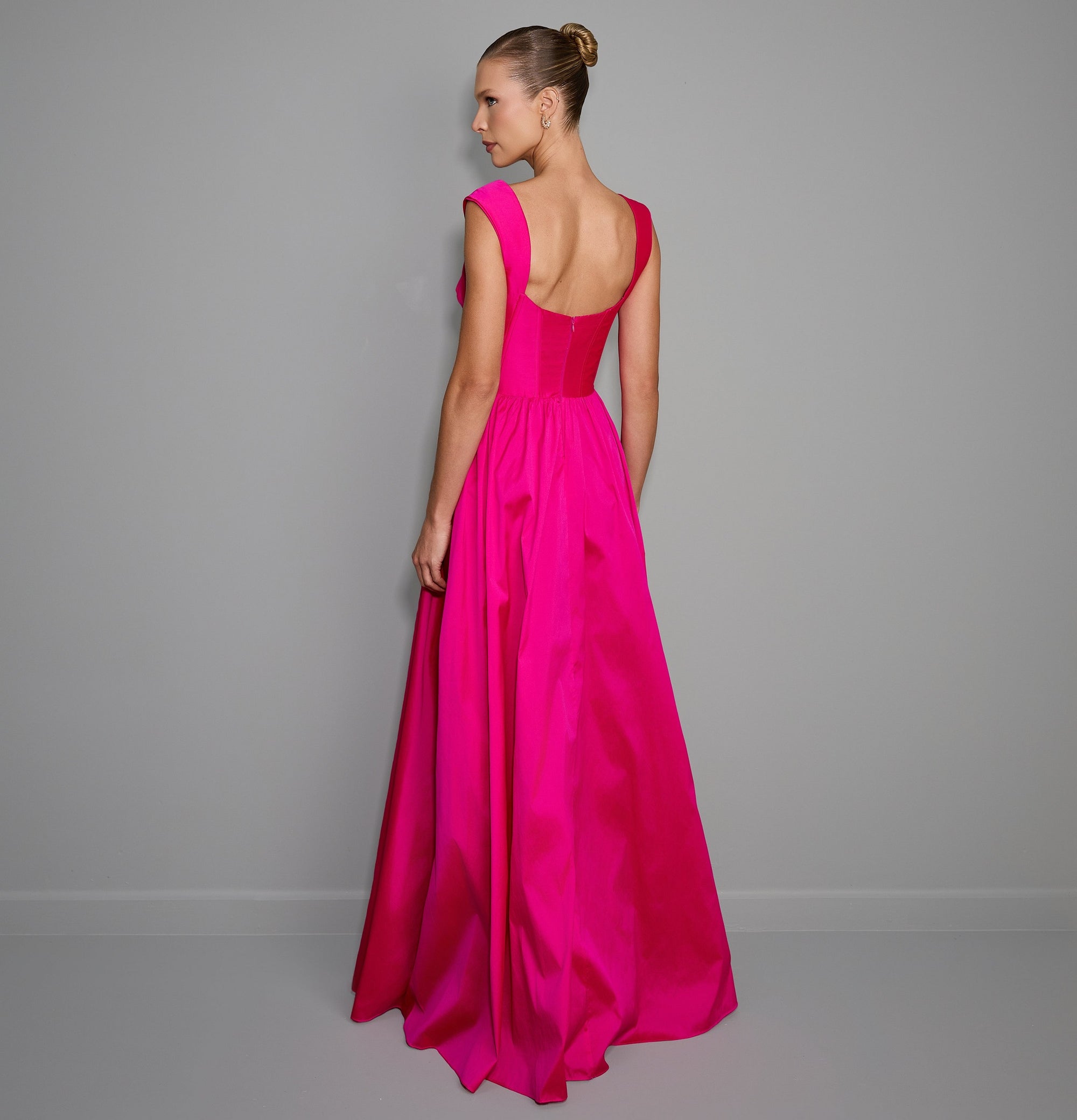 Vestido de Festa Longo Tafetá Concept