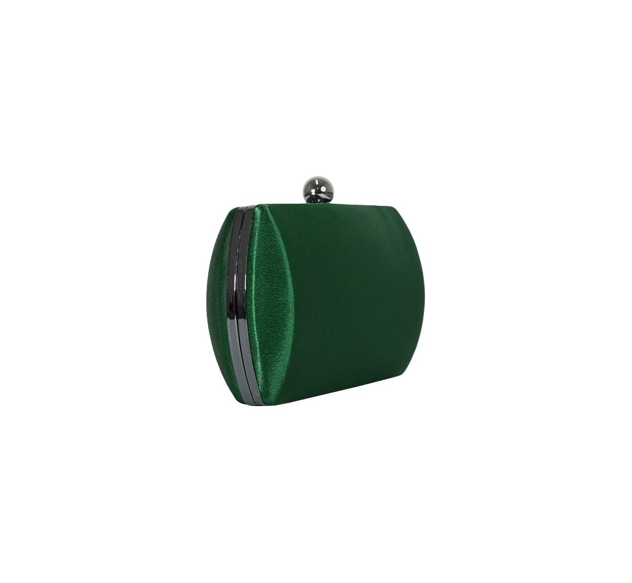 Bolsa Clutch Em Cetim Verde