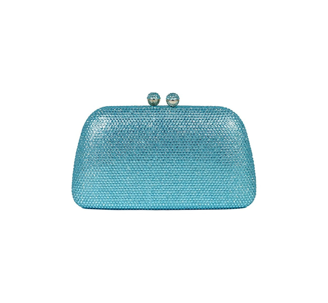 Bolsa Clutch Azul Cristais