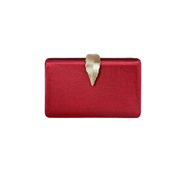 Bolsa Clutch Metalizada Vermelho