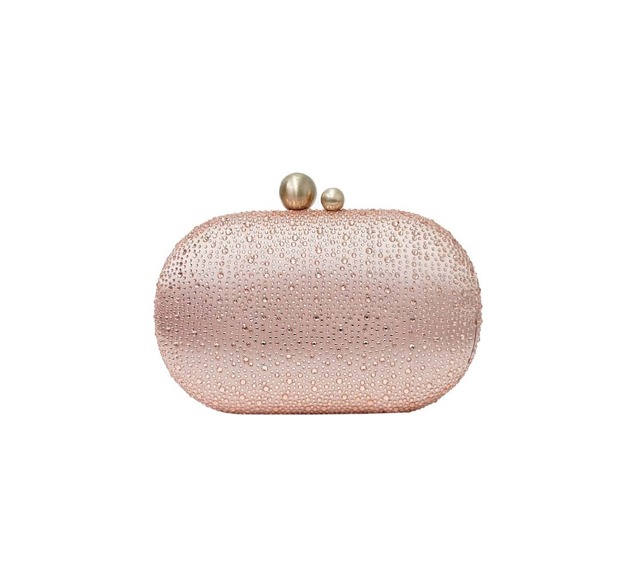 Bolsa Clutch Cristais Rose
