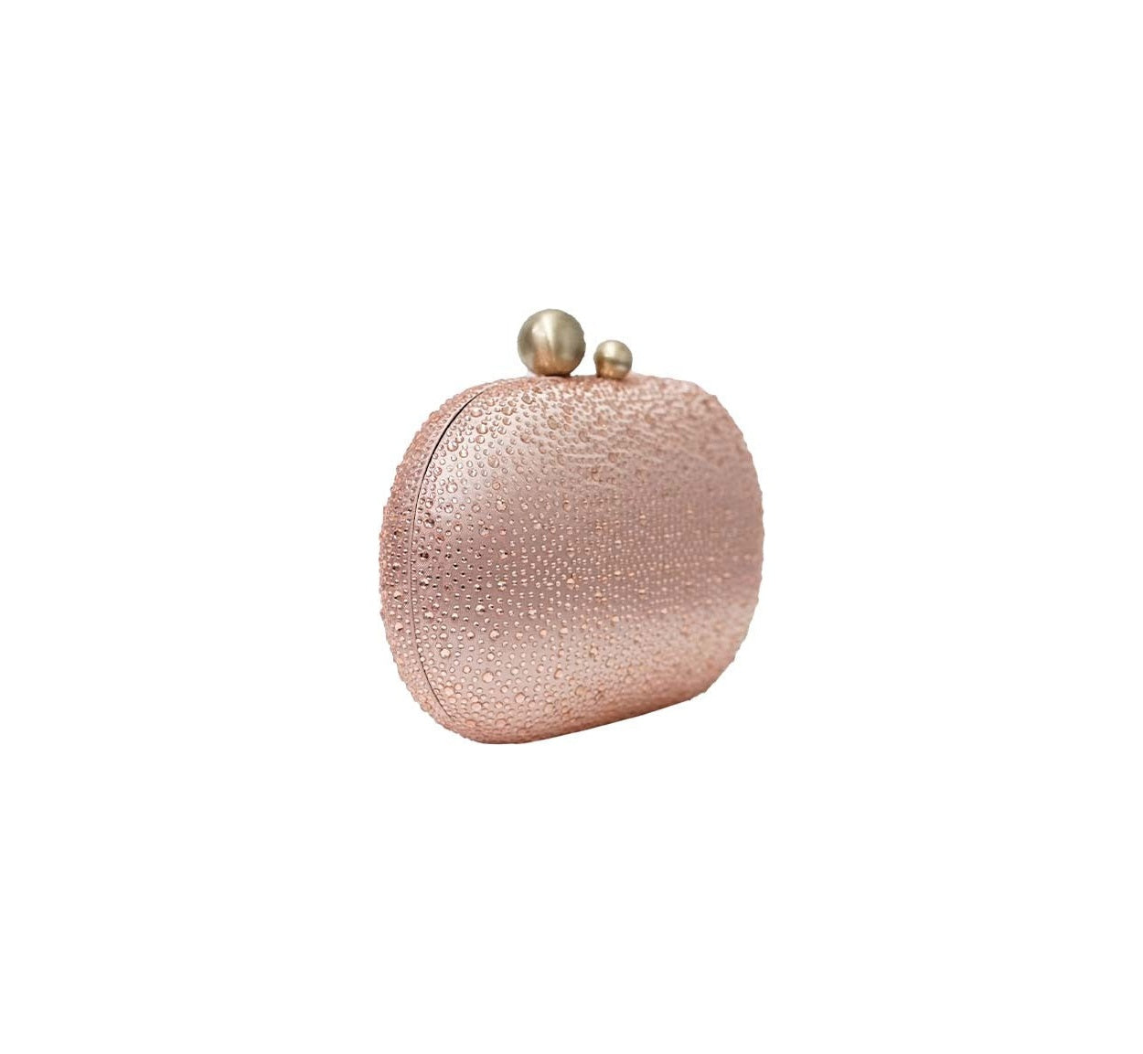 Bolsa Clutch Cristais Rose