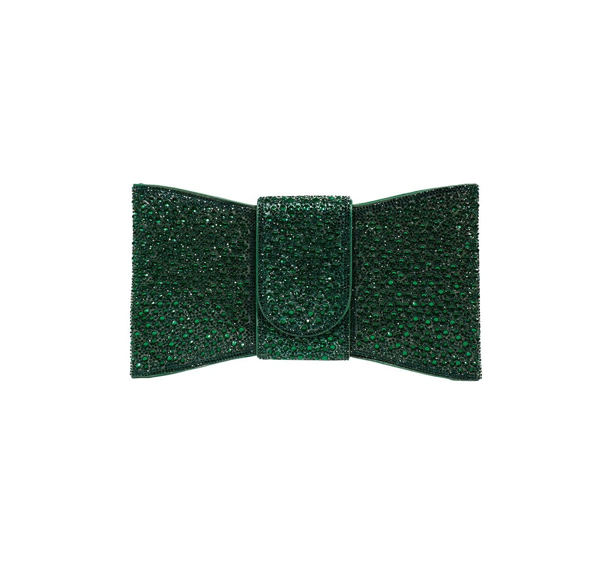 Bolsa Clutch Laço Verde