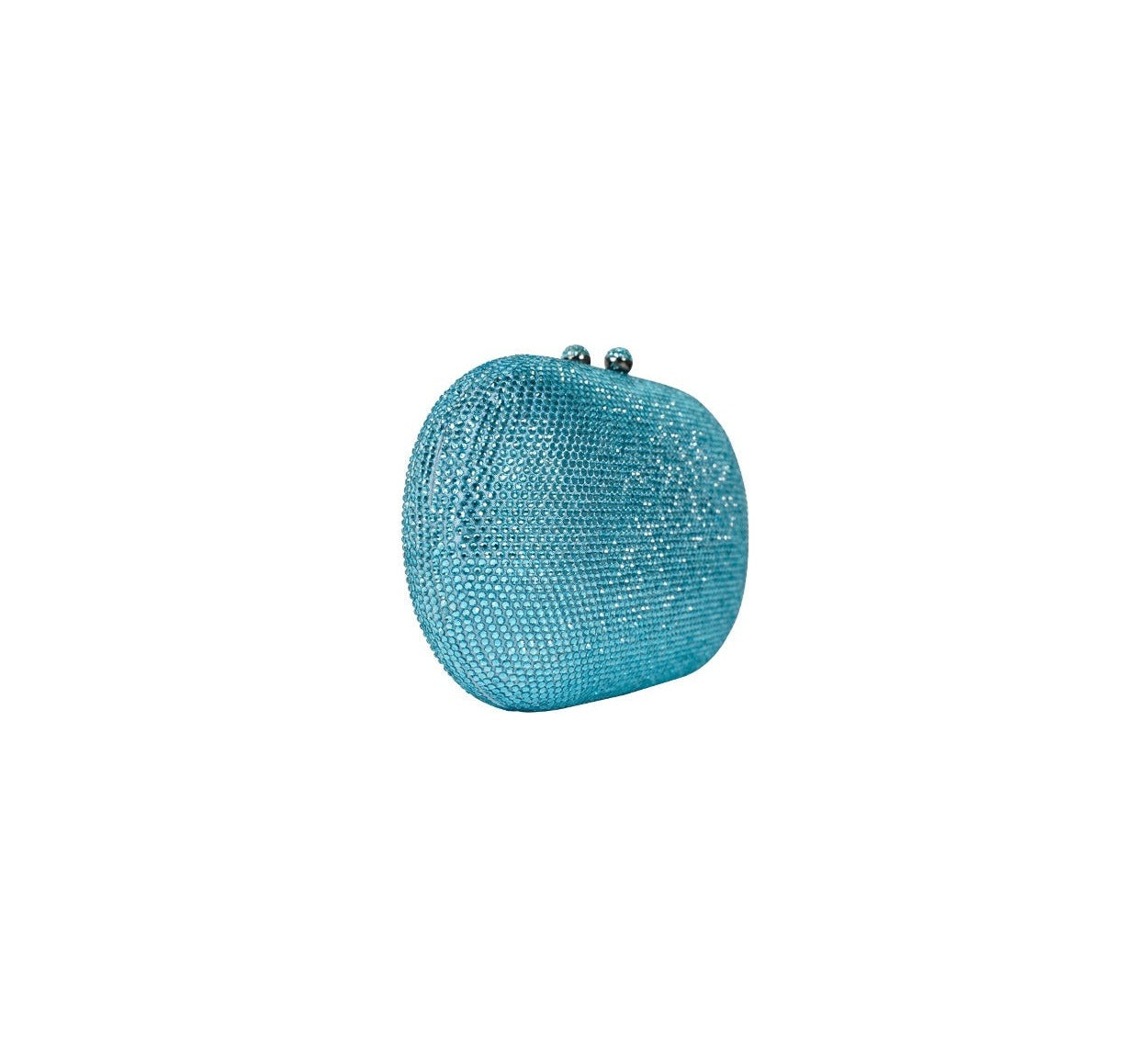 Bolsa Clutch Azul Cristais