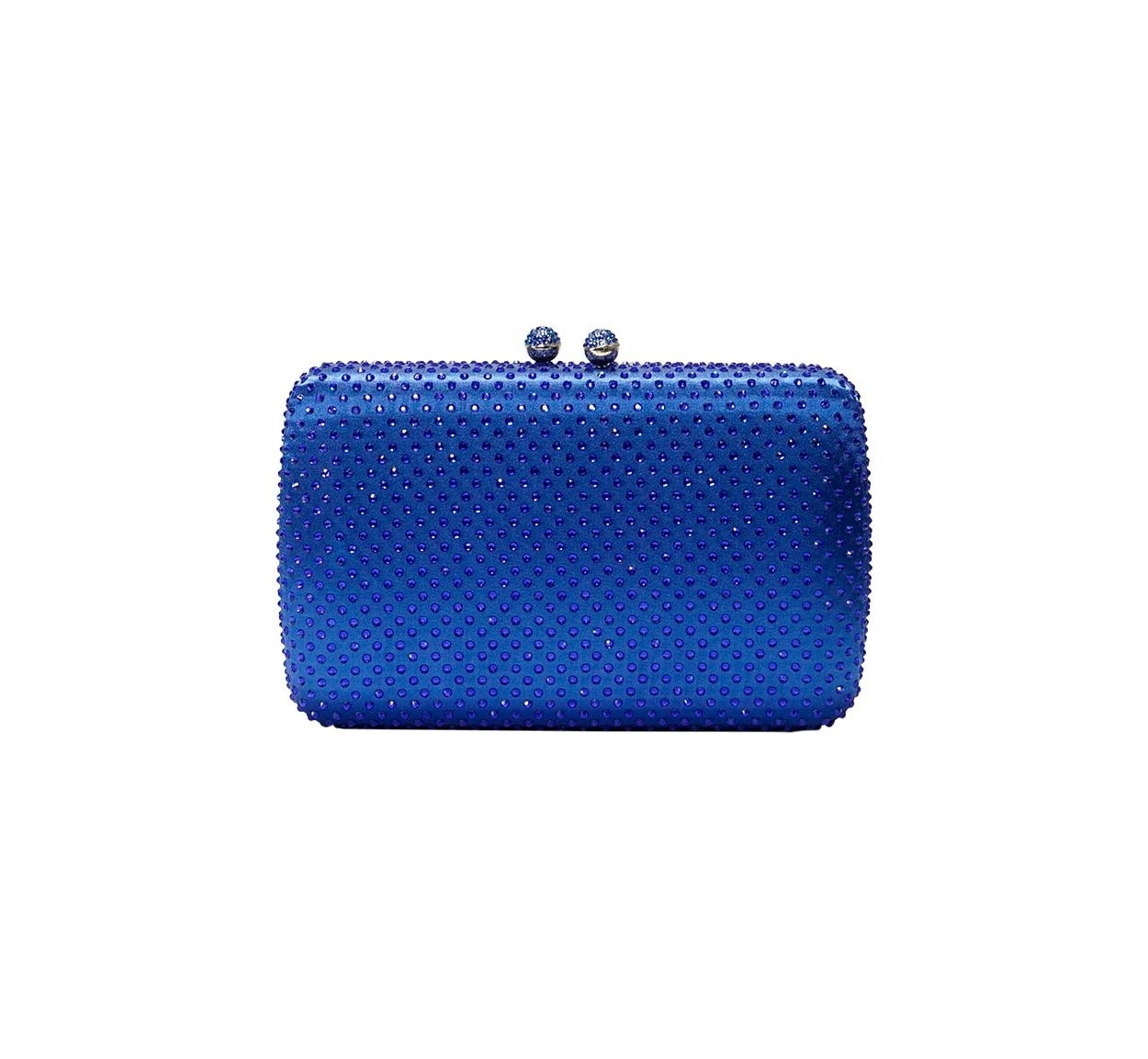 Bolsa Clutch Azul Cristais
