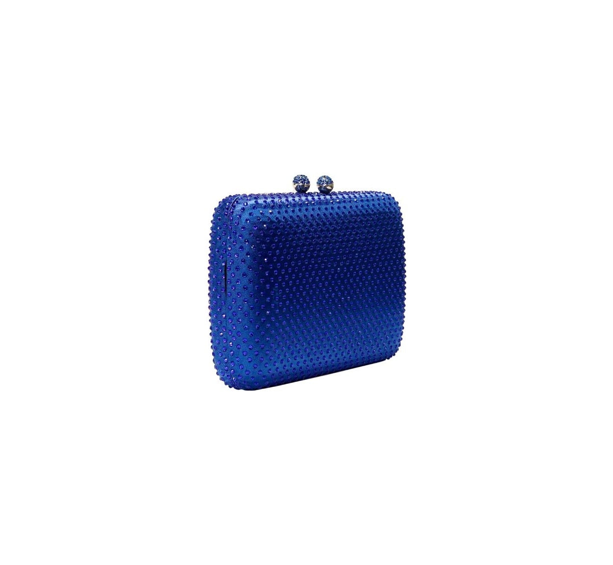 Bolsa Clutch Azul Cristais
