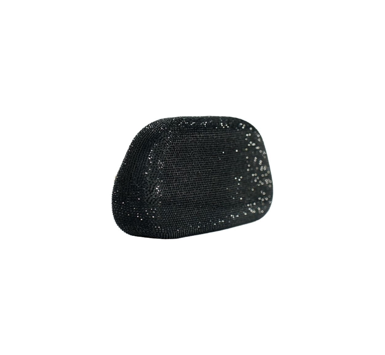 Bolsa Clutch Preta Cristais