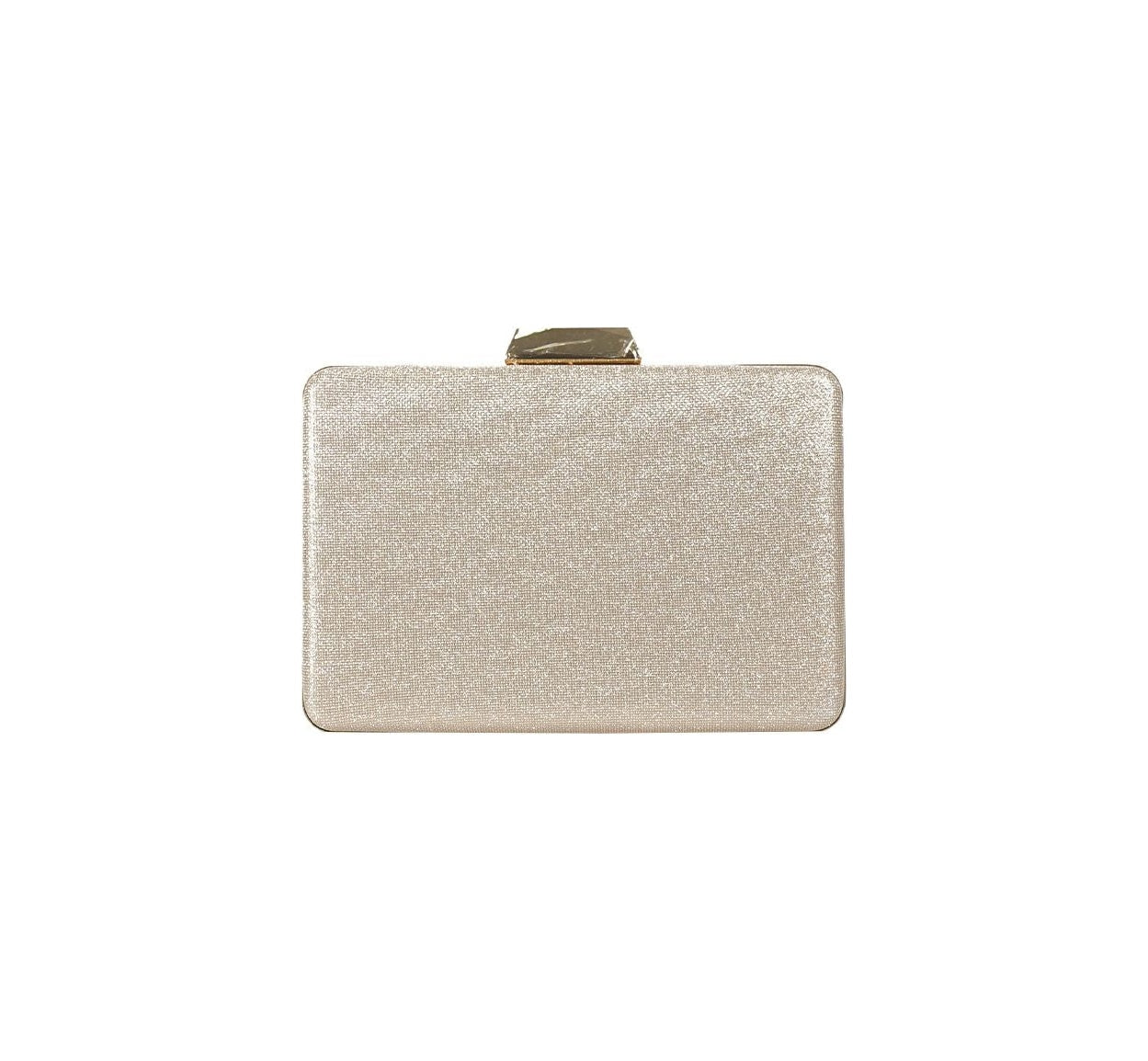Bolsa Clutch Metalizada Dourada