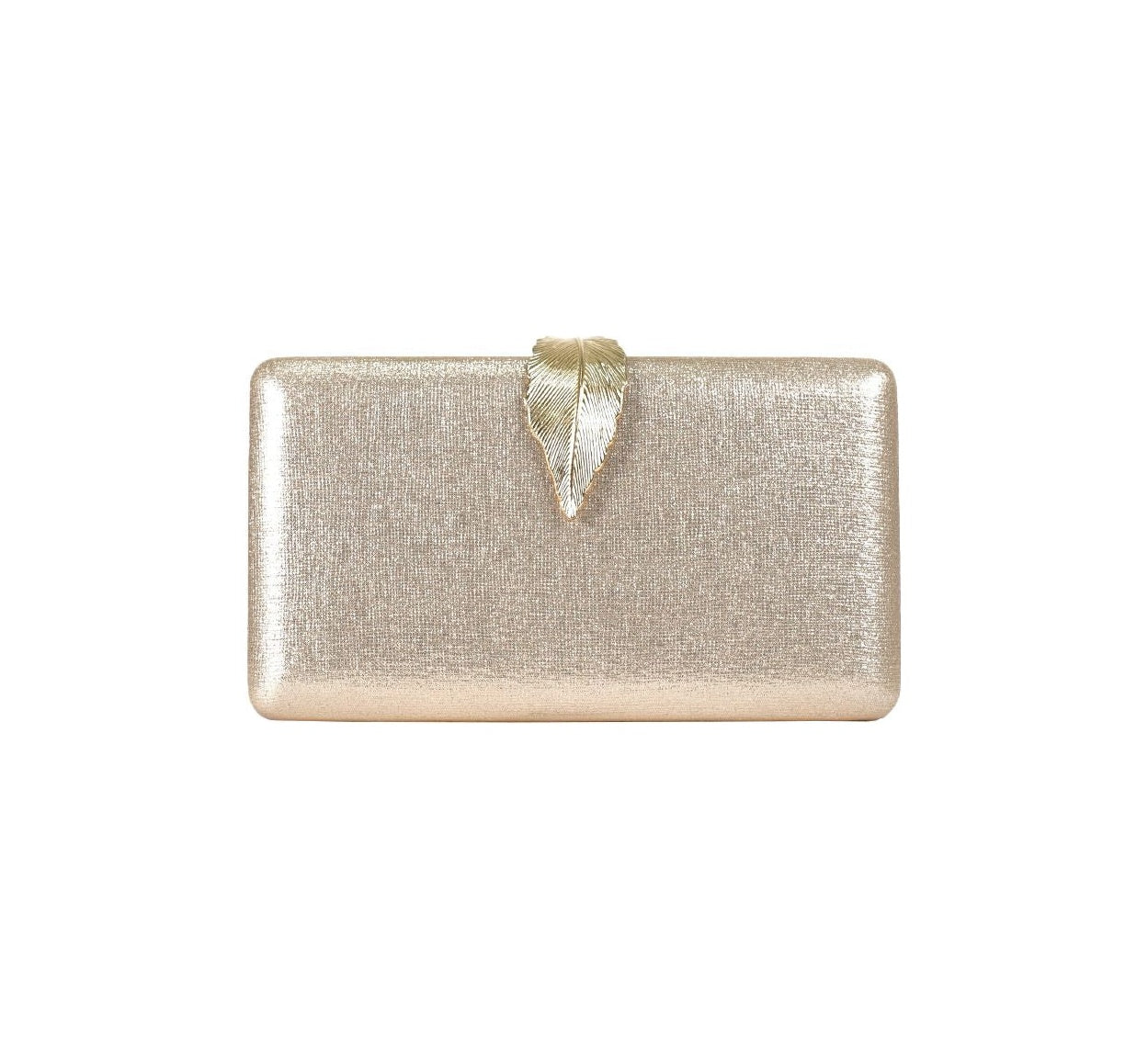 Bolsa Clutch Metalizada Dourada