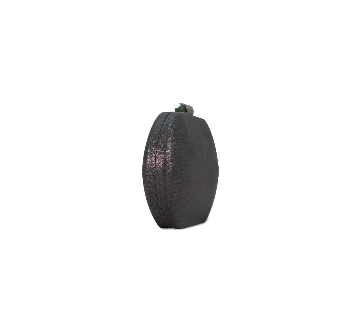 Bolsa Clutch Metalizada Chumbo