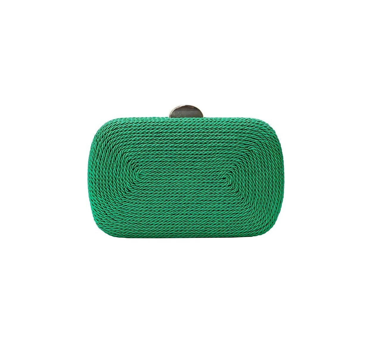 Bolsa Clutch Corda Acetinada Verde