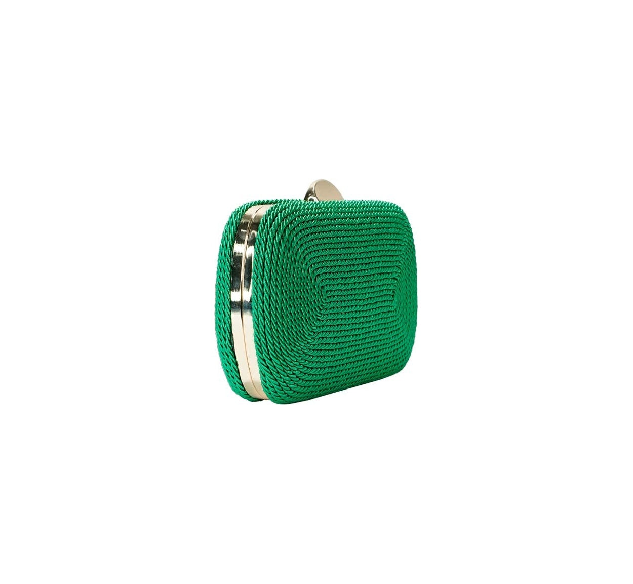 Bolsa Clutch Corda Acetinada Verde