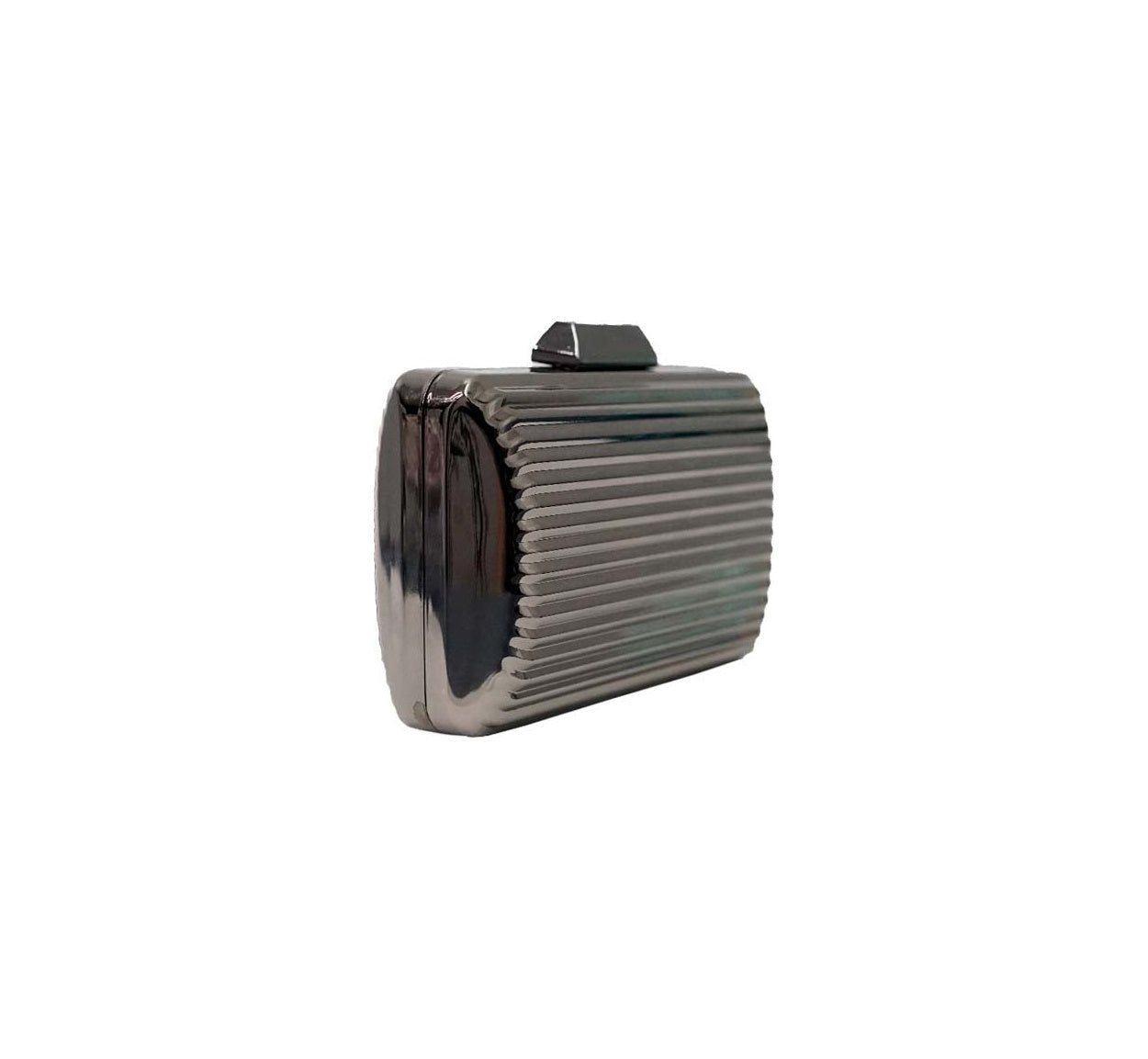 Bolsa Clutch Metal Chumbo