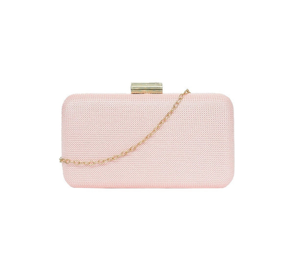 Bolsa Clutch Retangular Rosa
