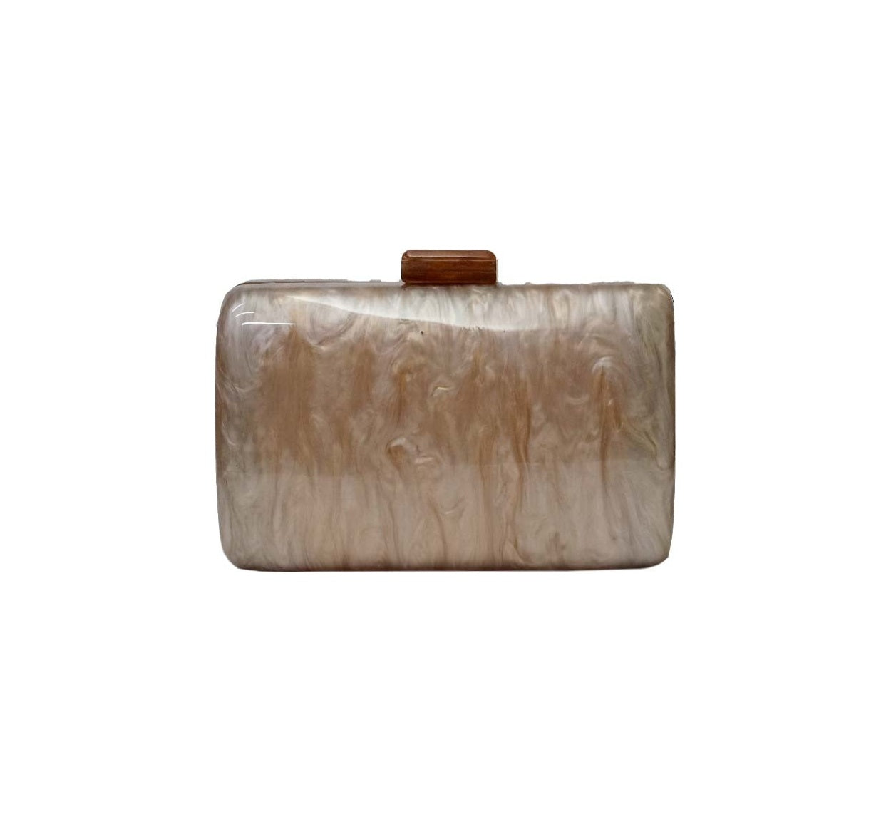 Bolsa Clutch Madre Pérola Nude