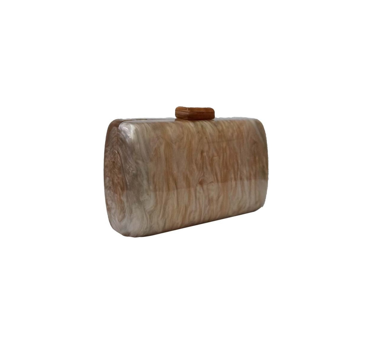 Bolsa Clutch Madre Pérola Nude