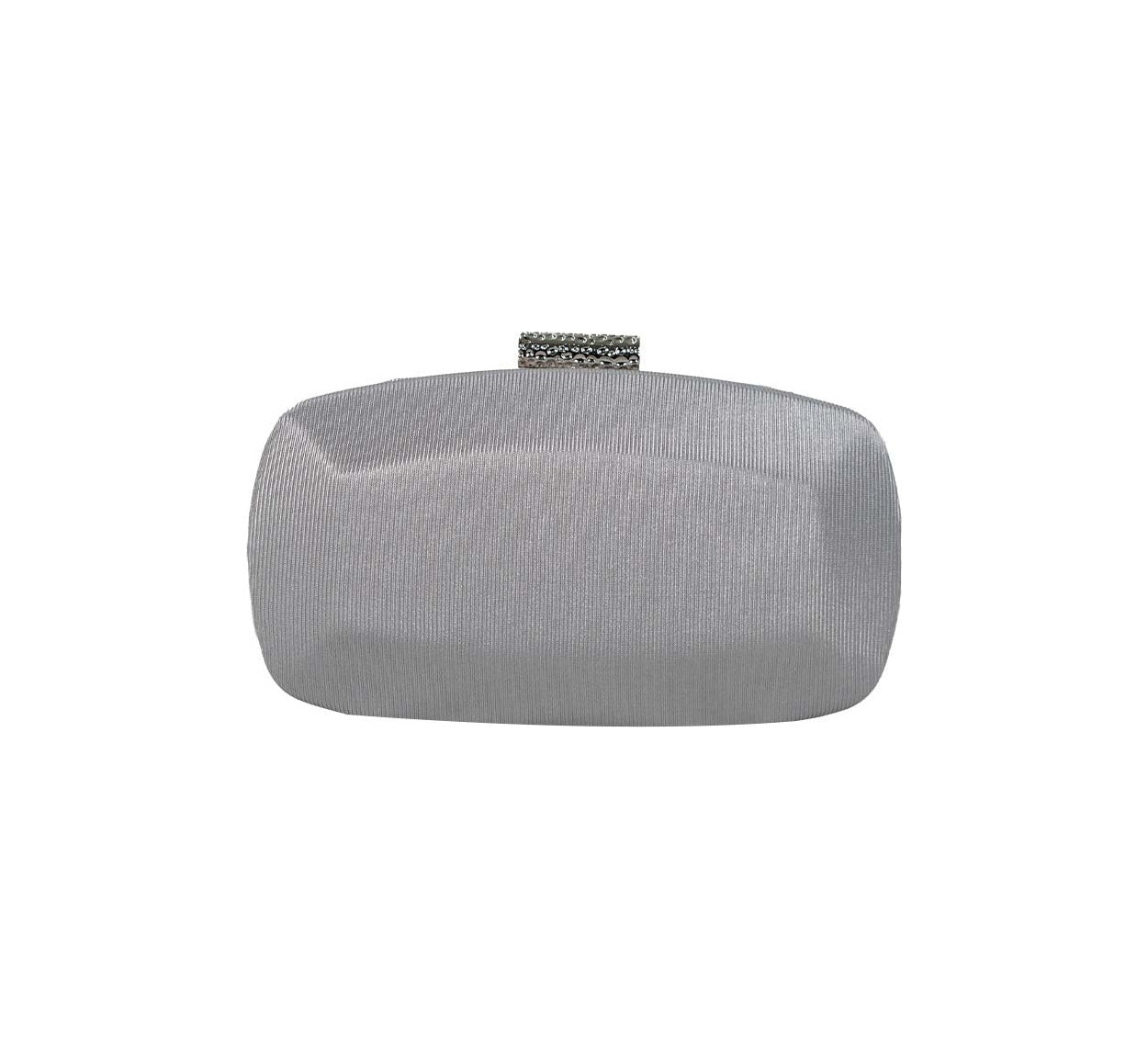 Bolsa Clutch Acetinada Prata