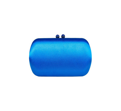Bolsa Clutch Cetim Azul