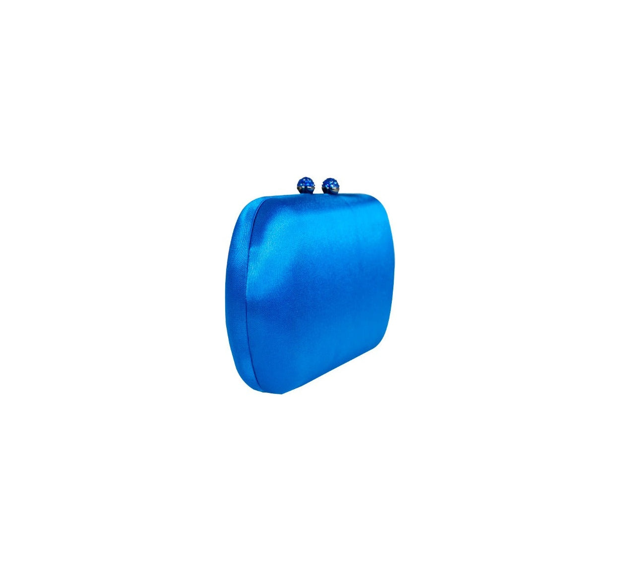 Bolsa Clutch Cetim Azul