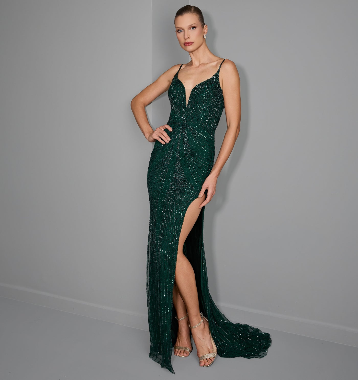 Vestido de Festa Longo Jade - 1