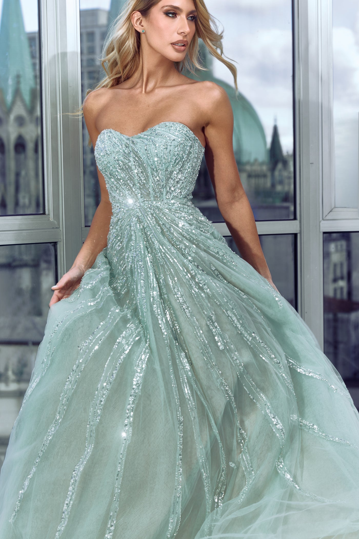 Vestido Longo Bordado Mac Duggal - 2