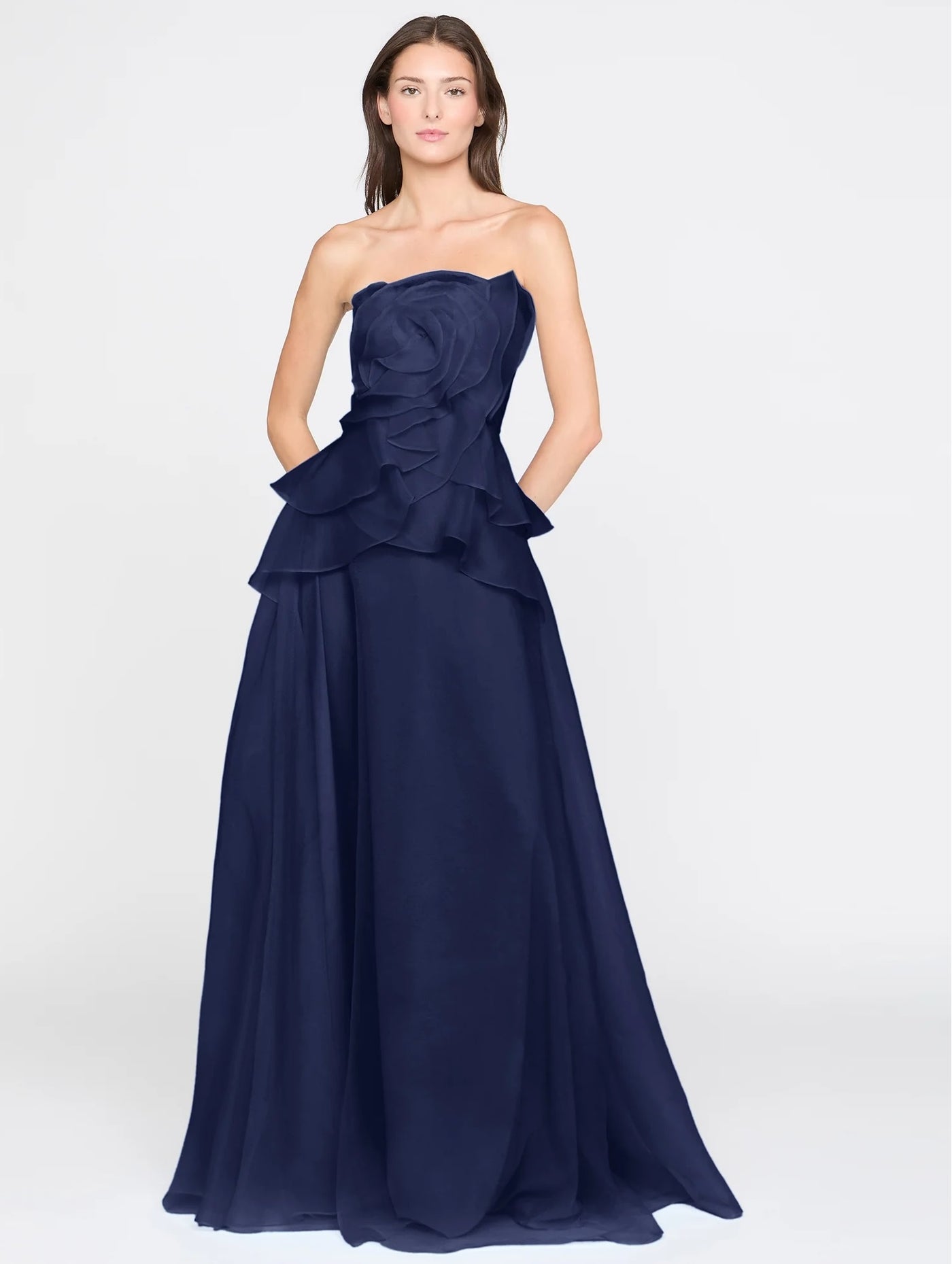 Vestido de Festa Longo Theia
