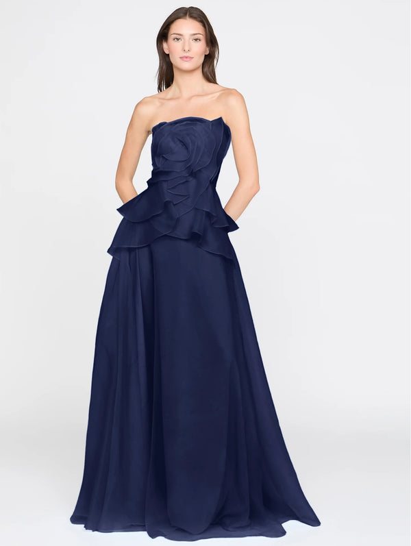 Vestido de Festa Longo Theia